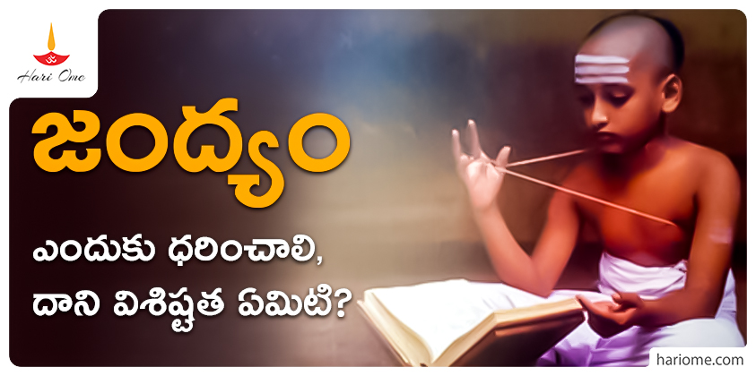 Why Should we Wear Janeu in Telugu