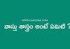 వాస్తు శాస్త్రం అంటే ఏమిటి ? What is Vastu Shastra in Telugu ?