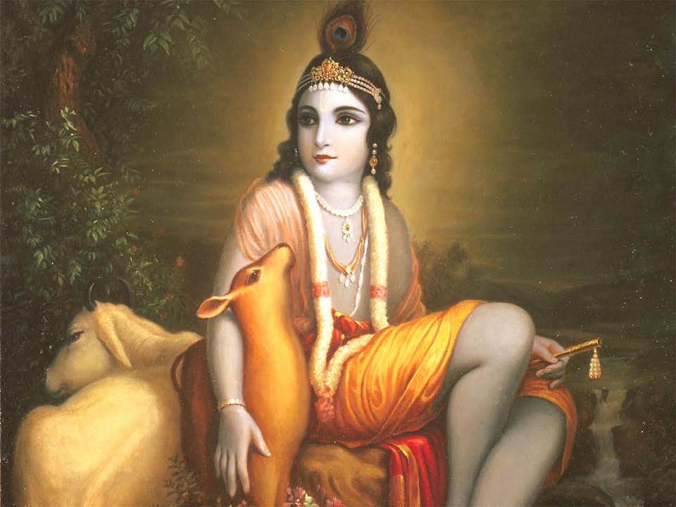 What did Lord Krishna say to gain wealth and prosperity?