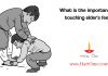 What is the importance of touching elder’s feet?