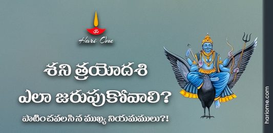Shani Trayodashi Importance