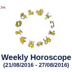 August fourth week horoscope English