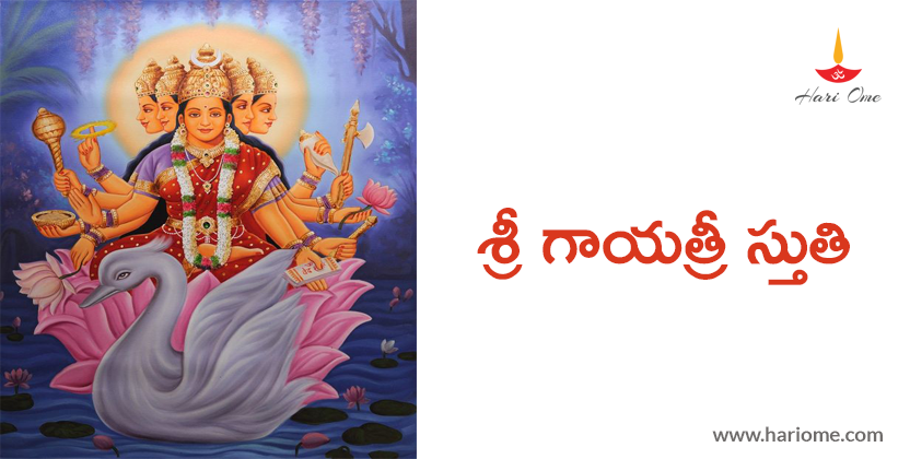 శ్రీ గాయత్రీ స్తుతి - Sri Gayatri Stuti