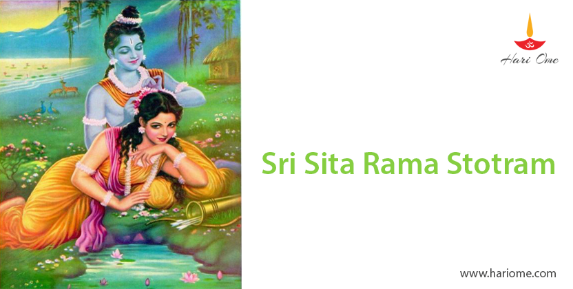 Sri Sita Rama Stotram in English