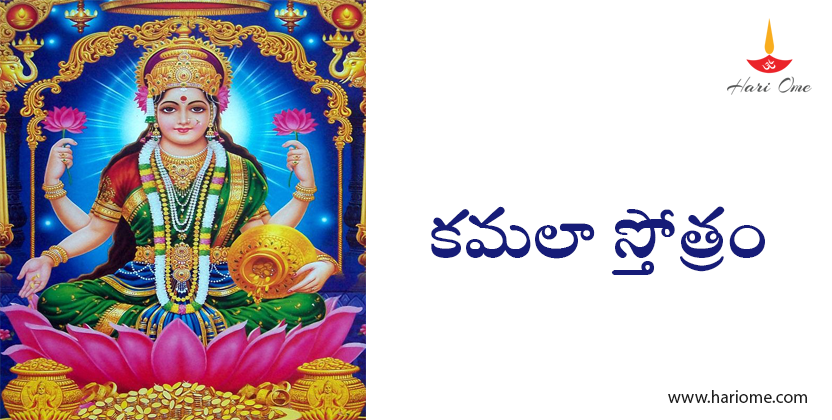శ్రీ కమలా స్తోత్రం - Sri Kamala Stotram