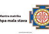 Mantra matrika pushpa mala stava