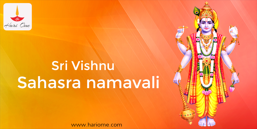 Sri Vishnu Sahasra namavali