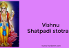 Vishnu Shatpadi Stotram