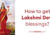 How to get Lakshmi Devi blessings?