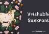 Vrishabha Sankranti 2025 Date | Vrishabha Sankranti Importance