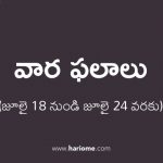 Weekly Horoscope july-18 – 24