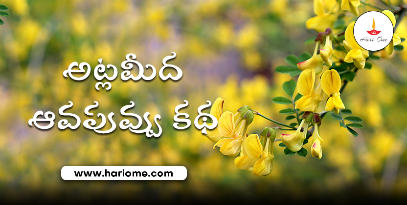 అట్లమీద ఆవపువ్వు కథ