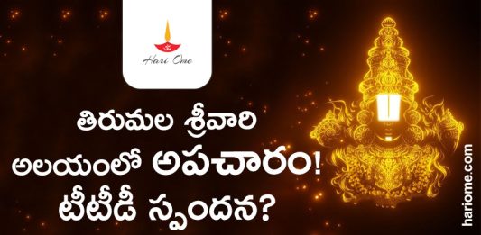Srivari Devotee Captured Video Inside of Tirumala Temple