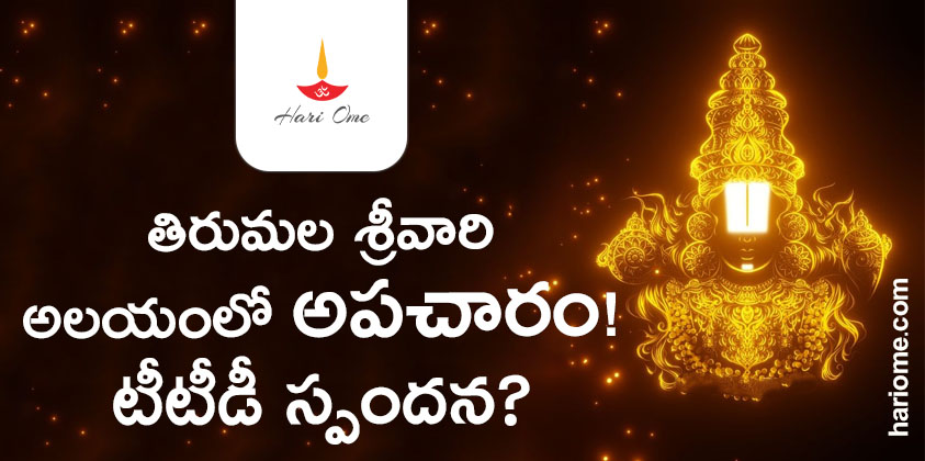 Srivari Devotee Captured Video Inside of Tirumala Temple