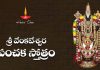 Sri Venkateshwara Panchaka Stotram in Telugu | శ్రీ వేంకటేశ్వర పంచక స్తోత్రం Sri Venkateshwara Panchaka Stotram Lyrics in Telugu