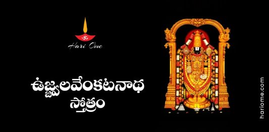 Ujjvala Venkatanatha Stotram Lyrics in Telugu