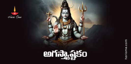 Agastya Ashtakam Lyrics in Telugu