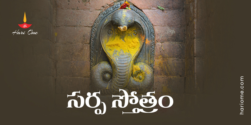 Sarpa Stotram Lyrics in Telugu