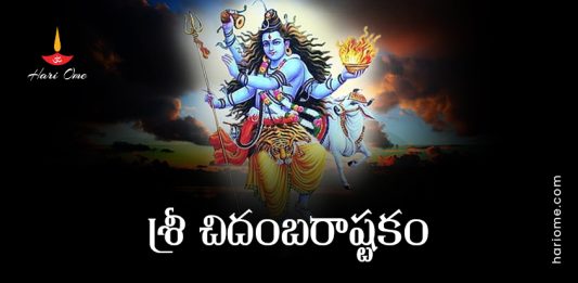 Sri Chidambara Ashtakam Lyrics in Telugu