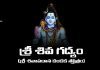 Sri Shiva Gadyam (Shivapadana Dandaka Stotram) in Telugu | శ్రీ శివ గద్యం (శ్రీ శివాపదాన దండక స్తోత్రం) Sri Shiva Gadyam (Shivapadana Dandaka Stotram) in Telugu