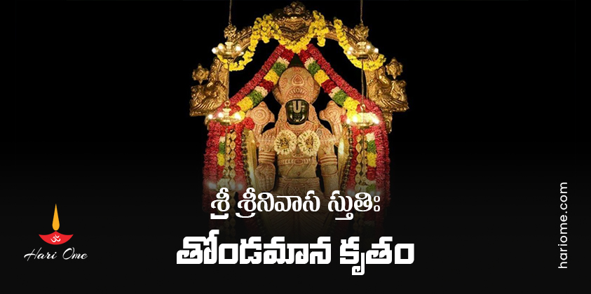 Srinivasa Stuti Thondaman Krutha Lyrics in Telugu