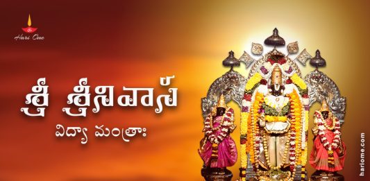 Srinivasa Vidya Mantra in Telugu