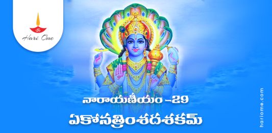 Narayaneeyam Dasakam 29 Lyrics in Telugu PDF