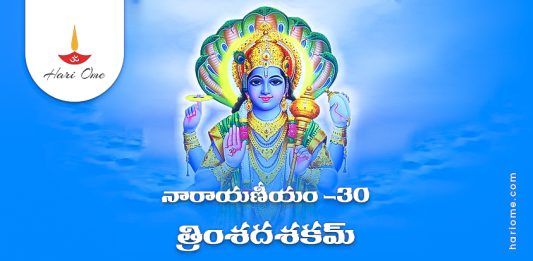 Narayaneeyam Dasakam 30 Lyrics in Telugu PDF