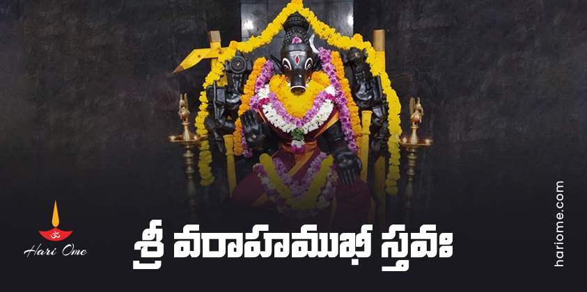 Sri Varahamukhi Stava Lyrics In Telugu PDF