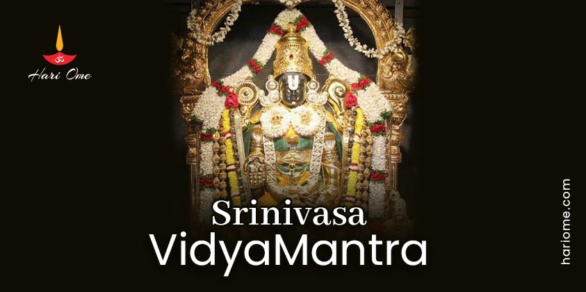 Srinivasa Vidya Mantra Lyrics in English