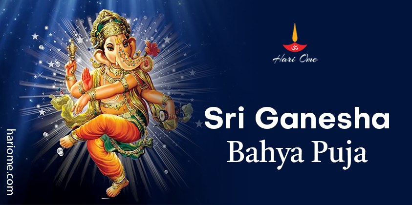 Sri Ganesha Bahya Puja in English