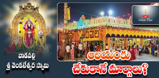 How to Reach Vadapalli Sri Venkateswara Swamy Temple?
