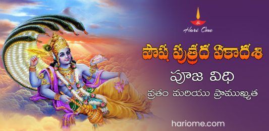 Pausha Putrada Ekadashi