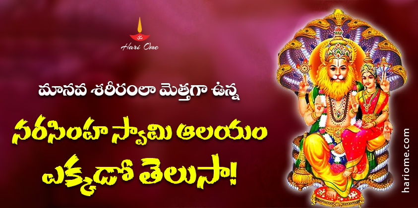 Secret of narasimha swami temple