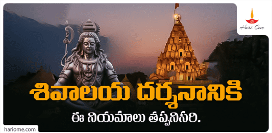 Shiva Temple Darshan Rules