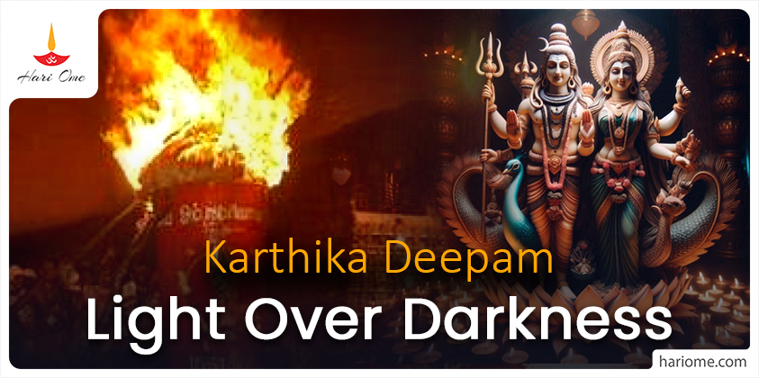 The Story of Karthika Deepam that resembles Ardhanareeswara