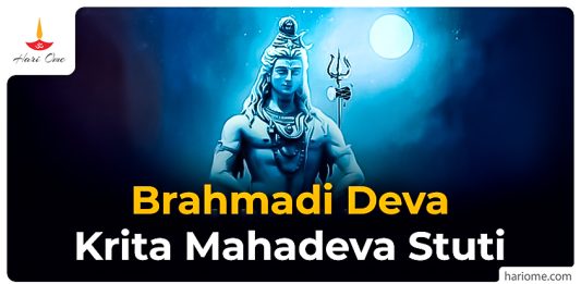 Brahmadi Deva Krita Mahadeva Stuti