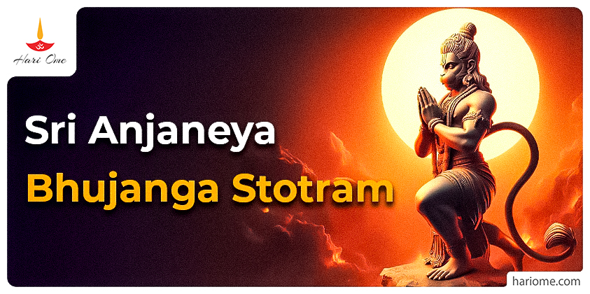 Sri Anjaneya Bhujanga Stotram in English
