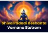 Shiva Padadi Keshanta Varnana Stotram English Version Shiva Padadi Keshanta Varnana Stotram English Version
