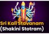 Sri Kali Stavanam (Shakini Stotram) in English Sri Kali Stavanam (Shakini Stotram)