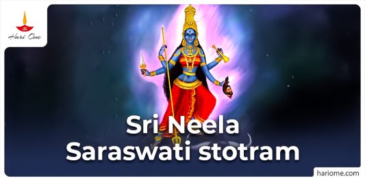 Sri Neela Saraswati stotram