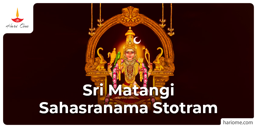 Sri Matangi Sahasranama Stotram