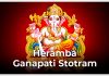 Heramba Ganapati Stotram in English Heramba Ganapati Stotram in English