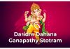 Daridra Dahana Ganapathy Stotram in English Daridra Dahana Ganapathy Stotram in English
