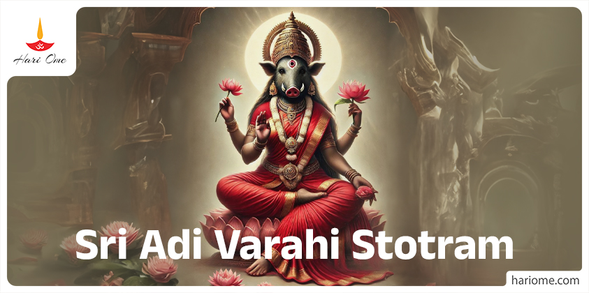 Sri Adi Varahi Stotram in English